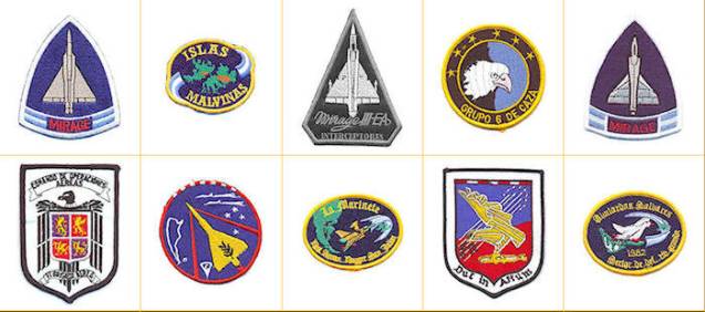 escudos de escuadrones Mirage